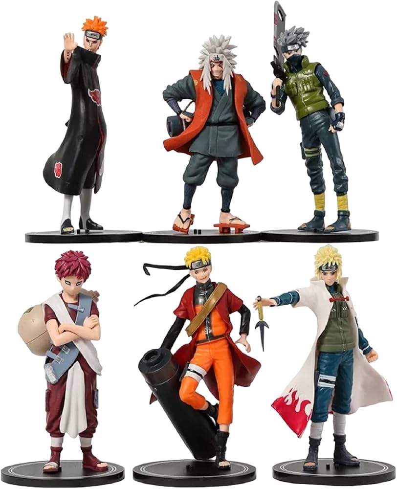 Naruto Action Figure Set Of 6 Piece