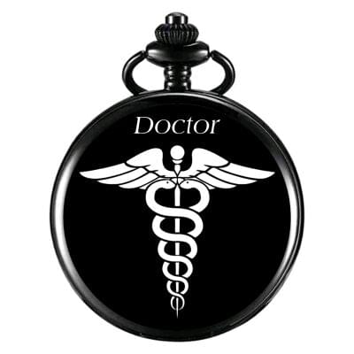 Doctor Pocket Watch Keychain