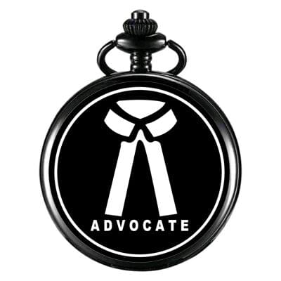 Advocate Pocket Watch Keychain