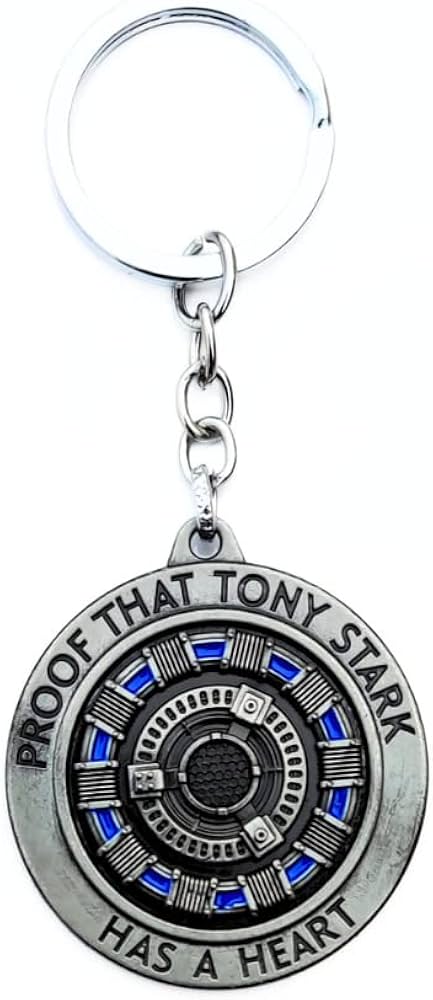 Iron Man  Rotating Keychain