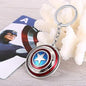 Captain America Rotating Keychain