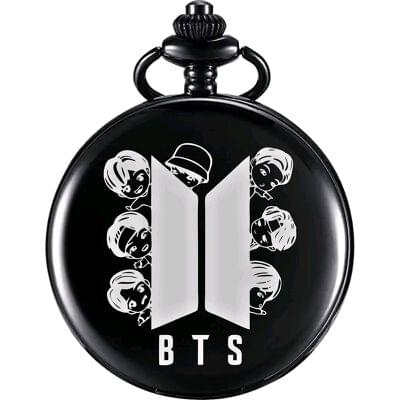BTS Pocket Watch Keychain