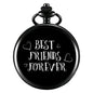 Best Friends Forever Pocket Watch Keychain