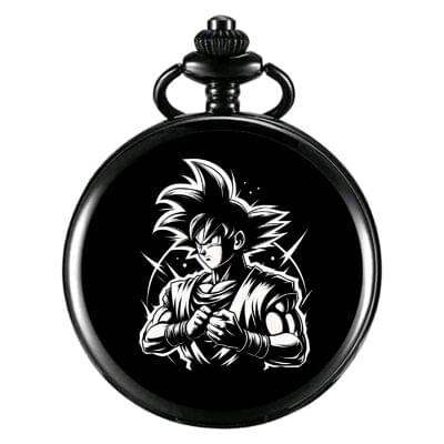 Goku Pocket Watch Keychain