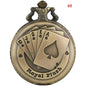 Card Pocket Watch Keychain