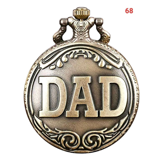 Dad Pocket Watch Keychain