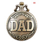 Dad Pocket Watch Keychain